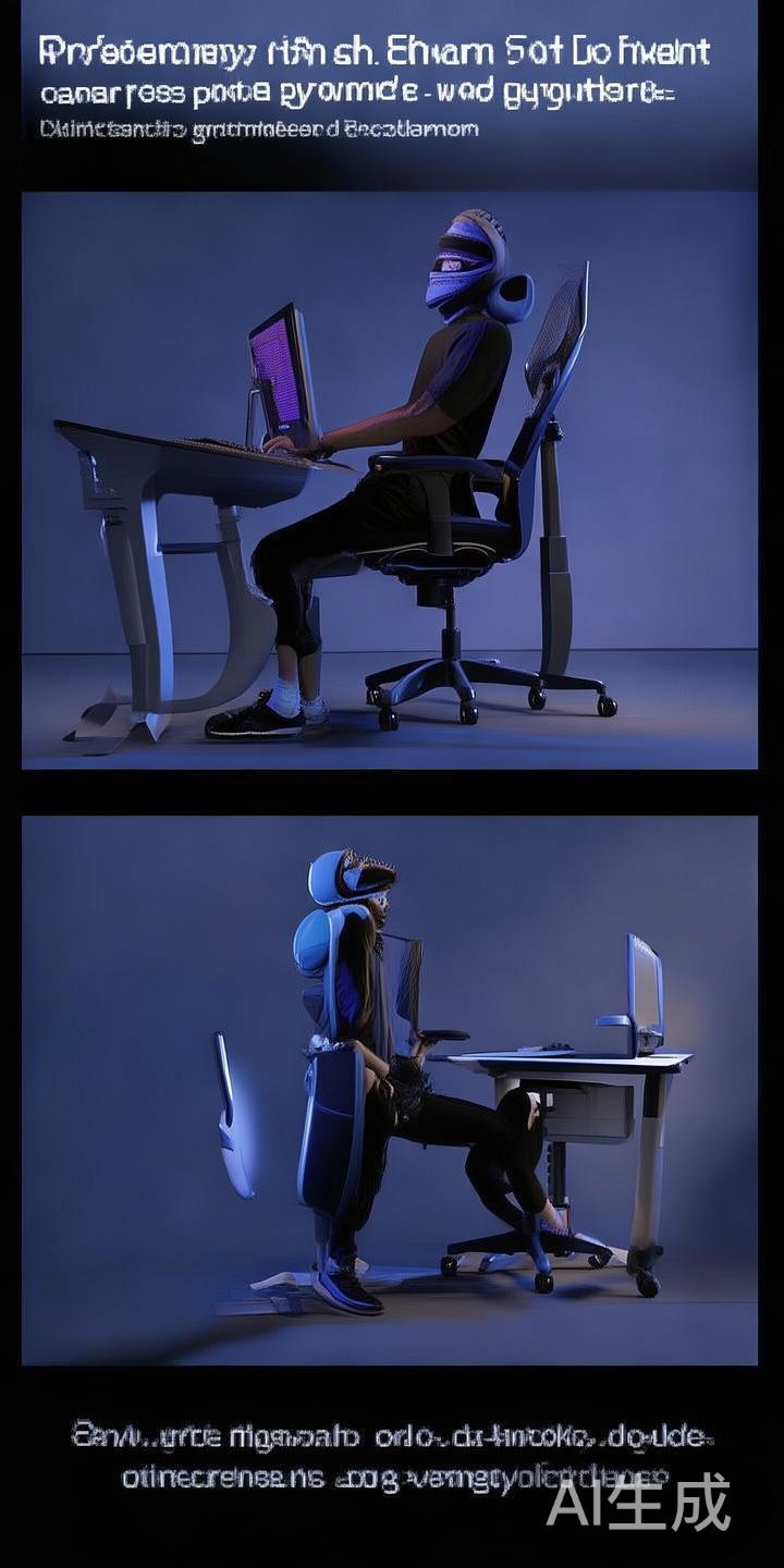 电竞升降桌双电机DB在专业游戏比赛中的多重应用价值分析 增强身体健康:主动变换姿势减少颈椎、腰椎的压力,有